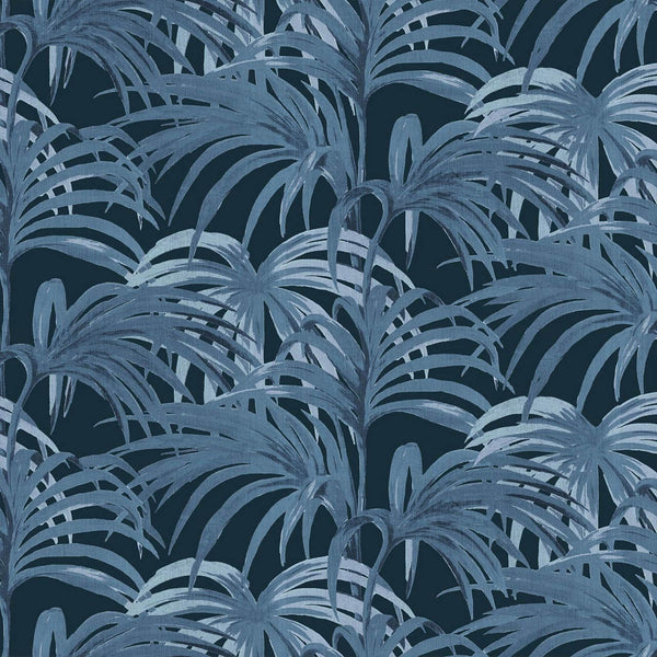 Palmeral Midnight Azure, Sample Wallcoverings | Newwall
