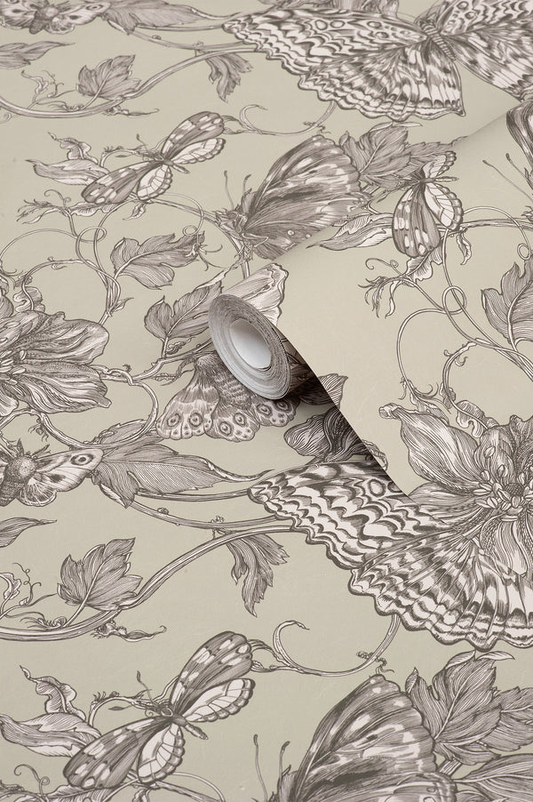 Papillon Pistachio | Timorous Beasties Wallcovering