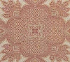 Pinks Rose on Ecru Linen