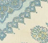 Celeste/Blue on Cream Linen