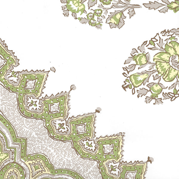Persepolis Fig Cream on White Vinyl Screen Printed | China Seas