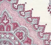 Red Burgundy Purple on Ivory