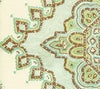 Turquoise Tobacco on Cream Linen