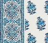 Multi Aquas on Tinted Linen
