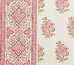 Pinks Green on Tinted Linen