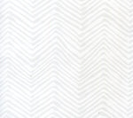 Petite Zig Zag White on White Vinyl Screen Printed | China Seas