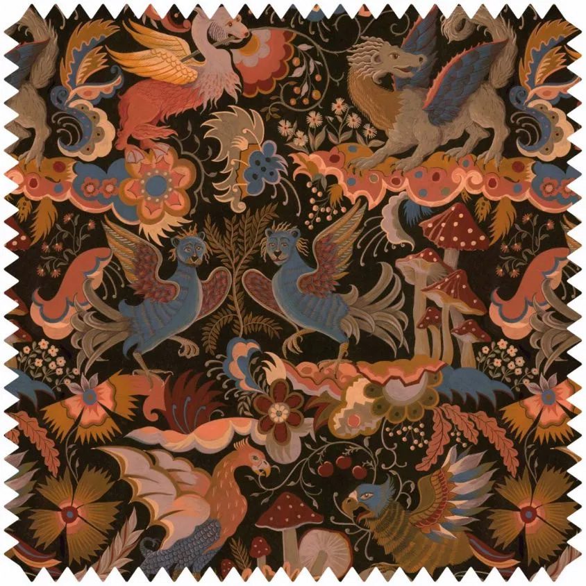 Phantasia Selenite Velvet Orange, Yard