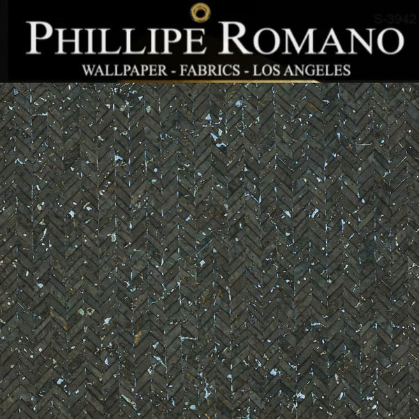 Clearwater Chebron Cork Natural Wallpaper | Phillipe Romano Wallpaper