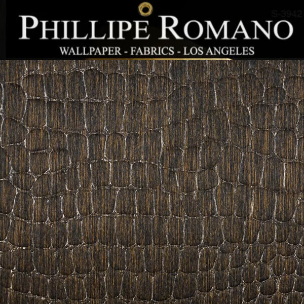 Chatham Crocodile Natural Wallpaper | Phillipe Romano Wallpaper