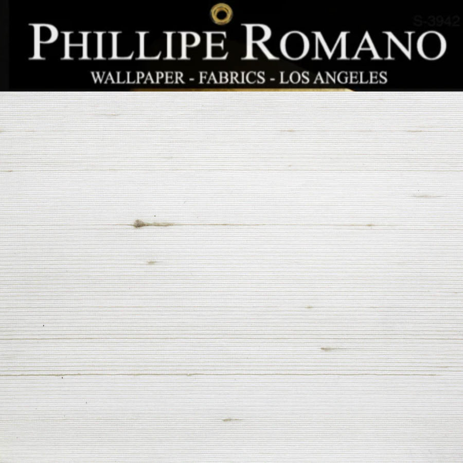 Streeterville Real Silk Natural Wallpaper | Phillipe Romano Wallpaper