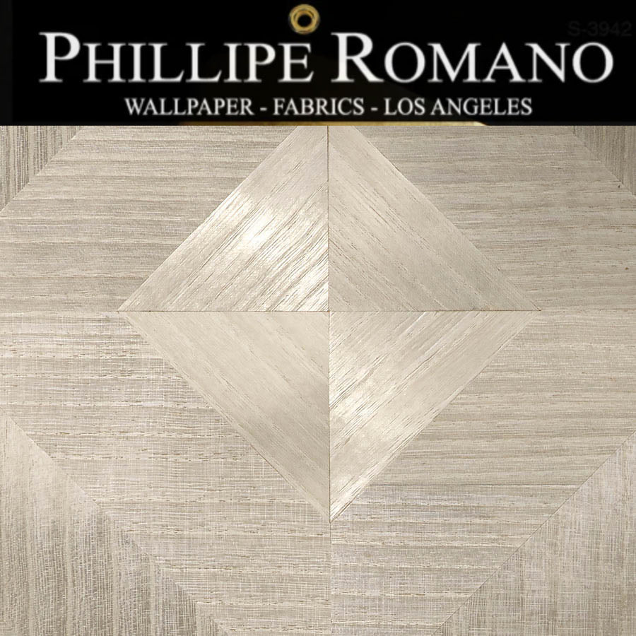 Longwood Manor Natural Wallpaper | Phillipe Romano Wallpaper