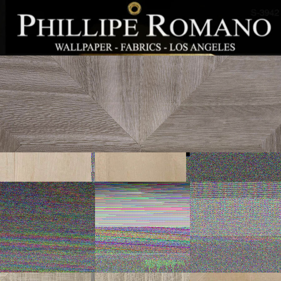 Longwood Manor Natural Wallpaper | Phillipe Romano Wallpaper