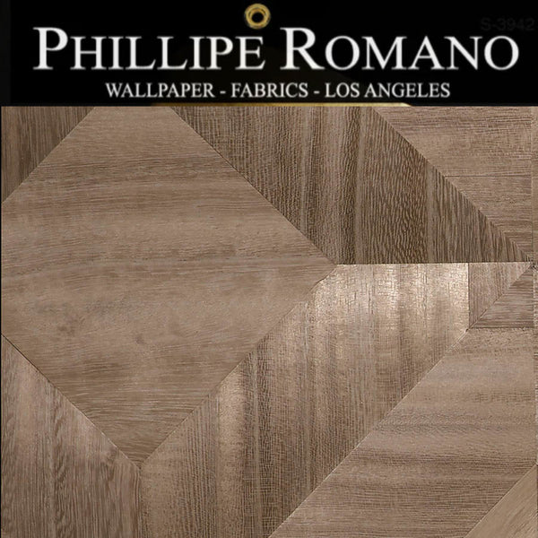 Longwood Manor Natural Wallpaper | Phillipe Romano Wallpaper