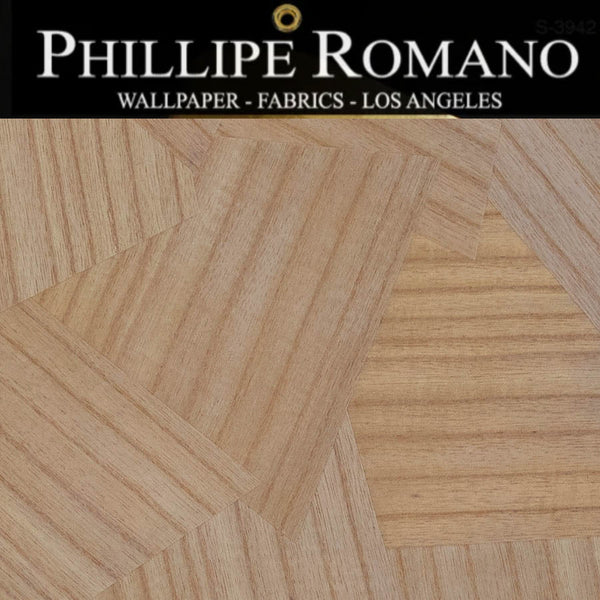 Otani Origami Wood  Natural Wallpaper | Phillipe Romano Wallpaper