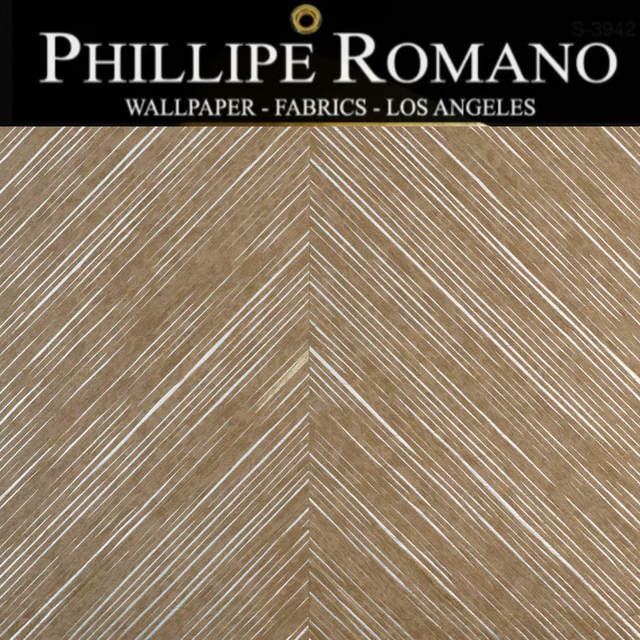 Chardon Natural Wallpaper | Phillipe Romano Wallpaper