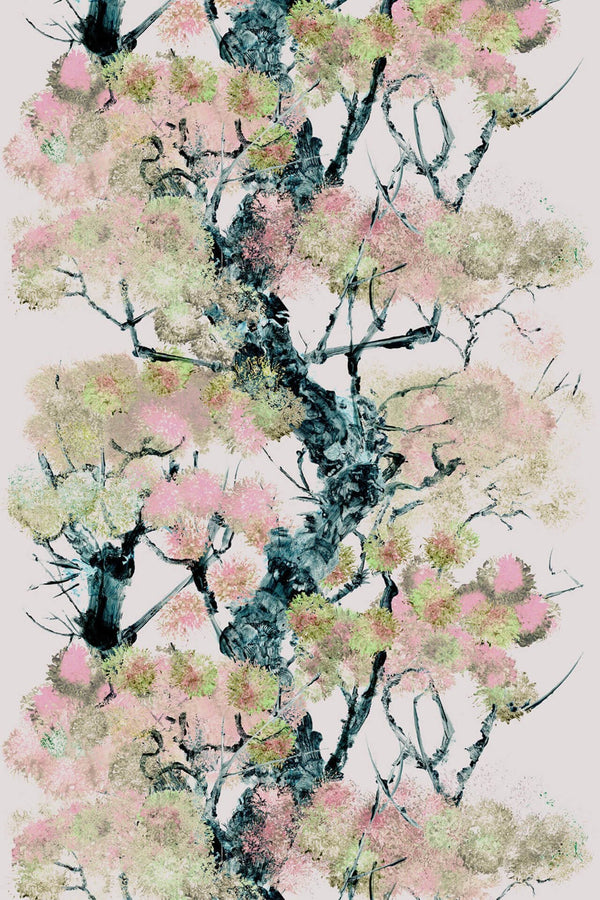 Pinyin Tree Pink | Timorous Beasties Wallcovering