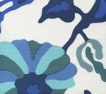 Navy French Green Teal Aqua on White