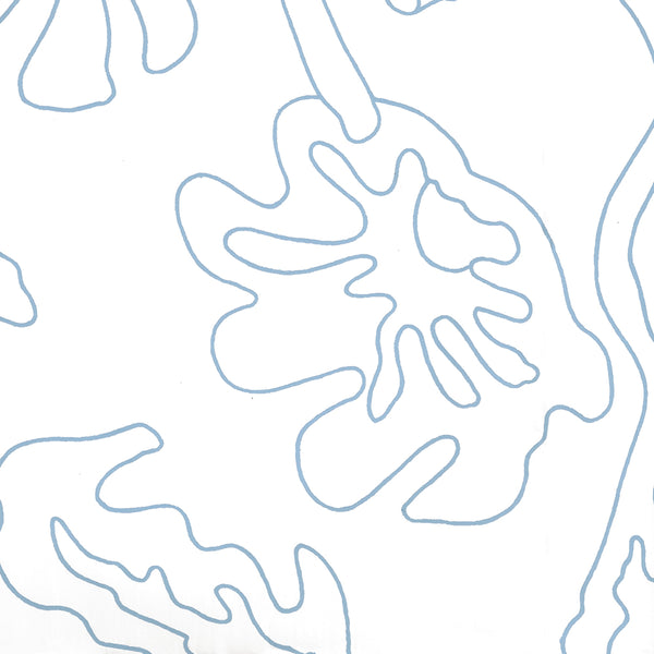 Potalla Outline French Blue White Screen Printed | China Seas