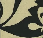 Black on Tan Wallcoverings | Home Couture