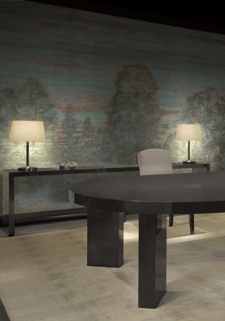 Macbeth Mural, Blue/Green