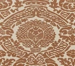 Cognac on Taj Ecru Linen