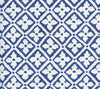 Puccini, Custom Navy on White Linen Cotton