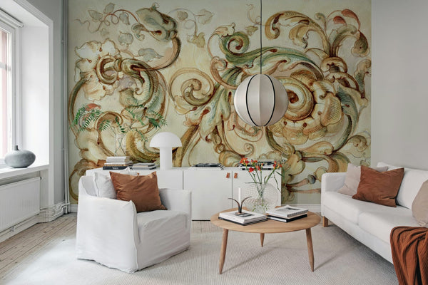 Baroque - Antique Cream | Rebel Walls