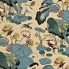 Samples and Purchasing available for Nympheus - Linen - Aqua/Sand  By G P & J Baker | Perennia |  Multipurpose Print at Designer Wallcoverings and Fabrics