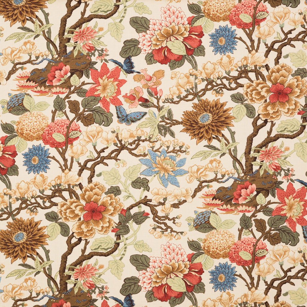 Samples and Purchasing available for Magnolia - Biscuit/Sand  By G P & J Baker | Baker Originals |Botanical & Floral  Multipurpose Weave at Designer Wallcoverings and Fabrics