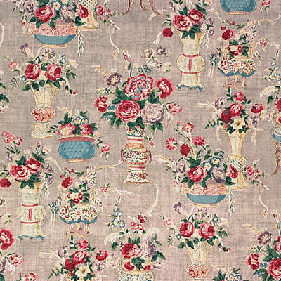 Blush China - Grey White By G P & J Baker | Perandor Collection |Botanical & Floral  Multipurpose Print