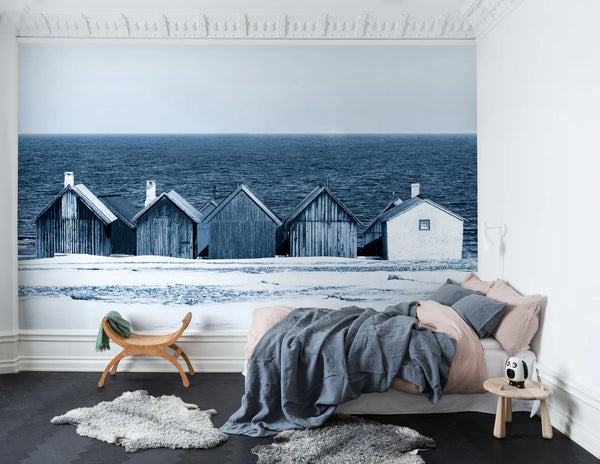 Boathouse Blues - Ocean Blue | Rebel Walls