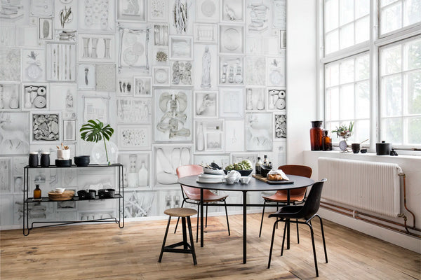 Bleached Oddities - White | Rebel Walls