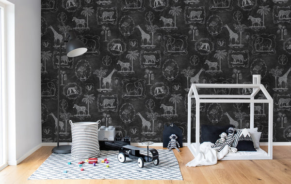 Animal Party - Blackboard | Rebel Walls