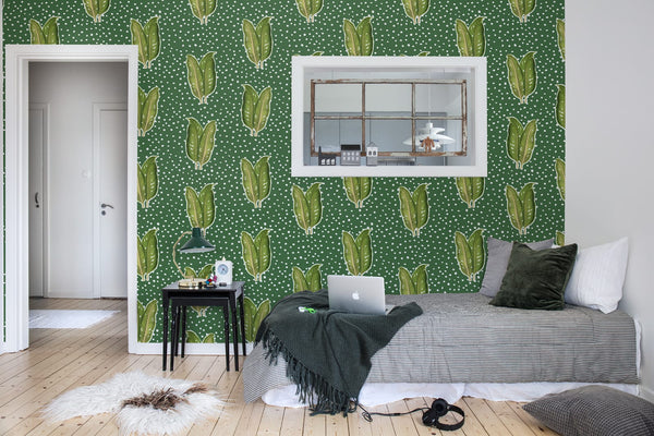 Acapulco - Tropical Green | Rebel Walls