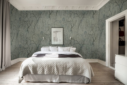 Weeping Willows, Jade | Rebel Walls