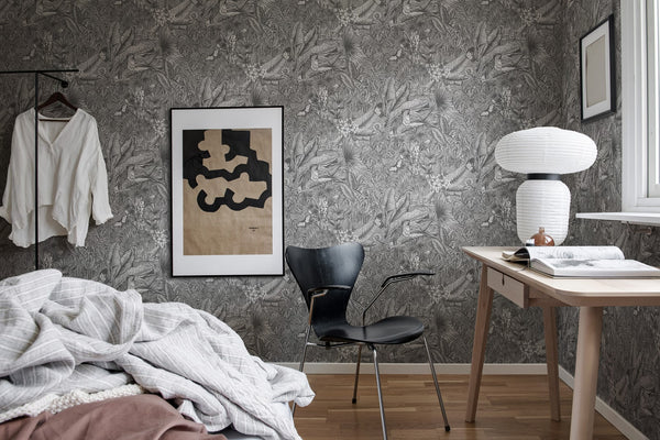 Furada, Graphite Wallcoverings | Rebel Walls