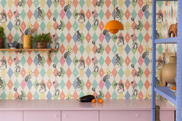 Circus Corner - Rainbow | Rebel Walls
