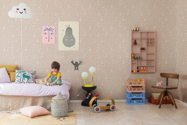Bunny Field - Pink | Rebel Walls