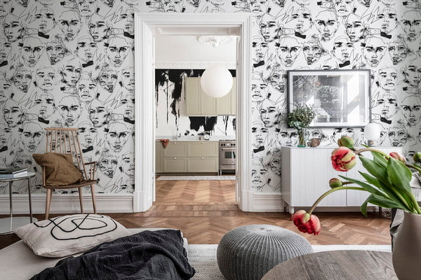 Fala Bozetto, Graphite Wallcoverings | Rebel Walls