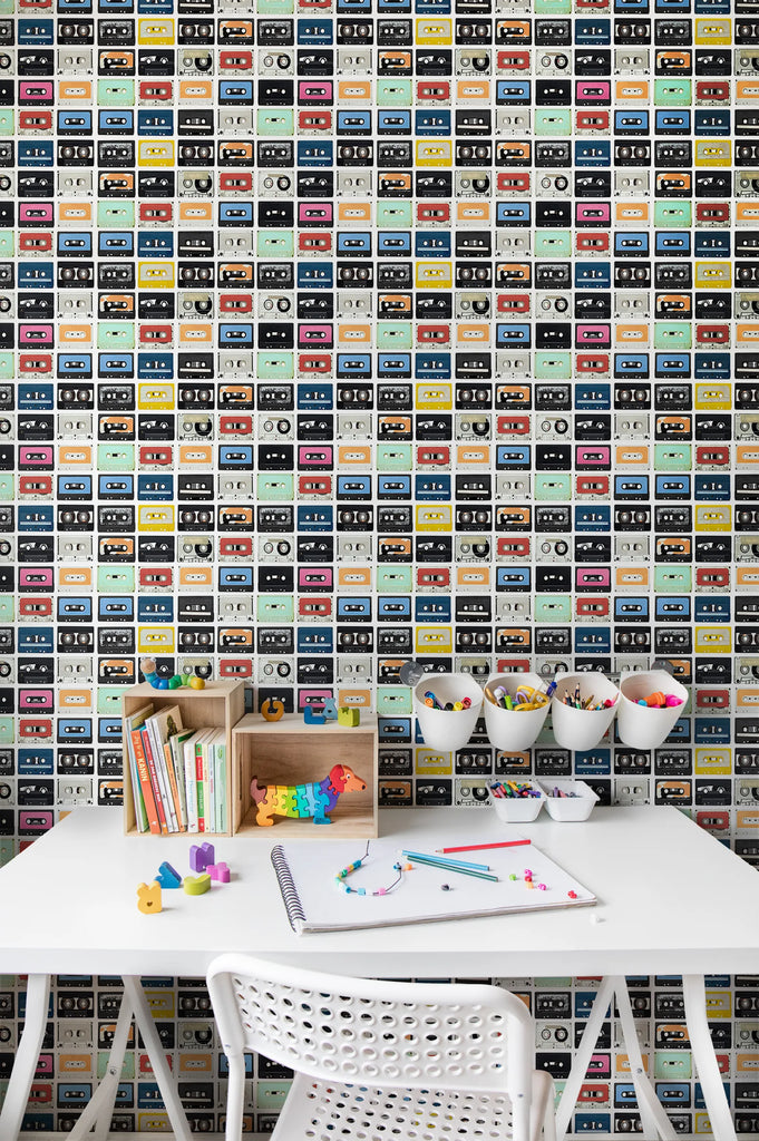 Casette Tape Piccadilly Circus Wallcoverings
