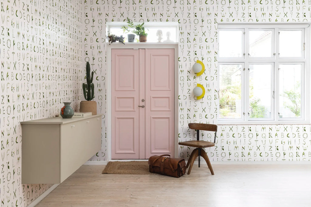 Floral Alphabet Mini English Wallcoverings