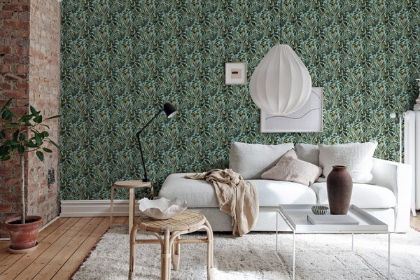 Birds of Paradise - Lush Green | Rebel Walls