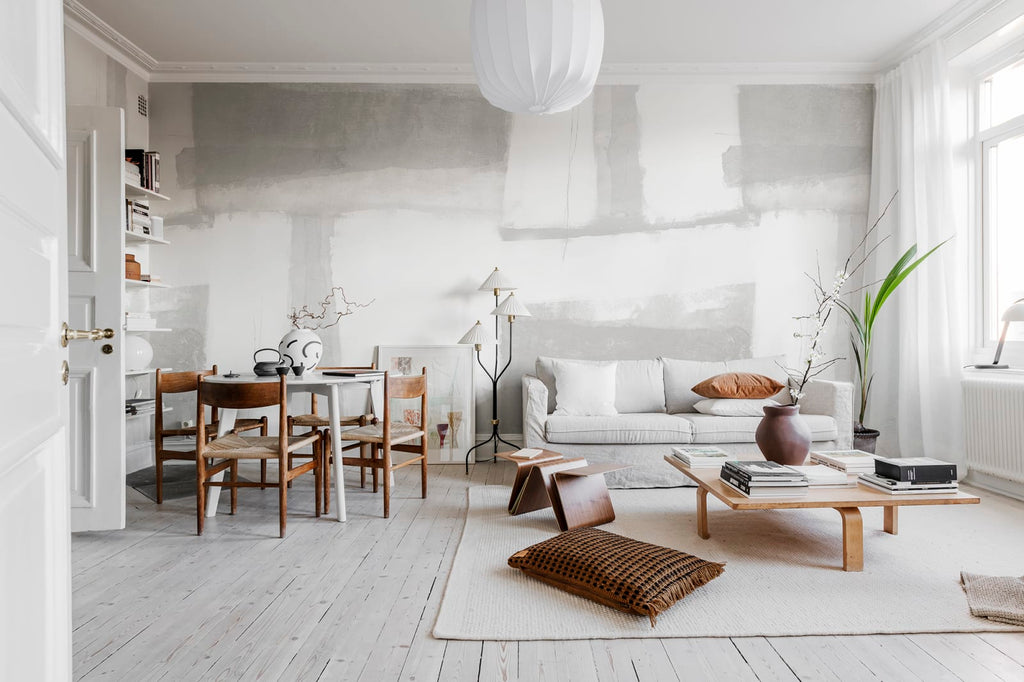 Fields, Gray Wallcoverings