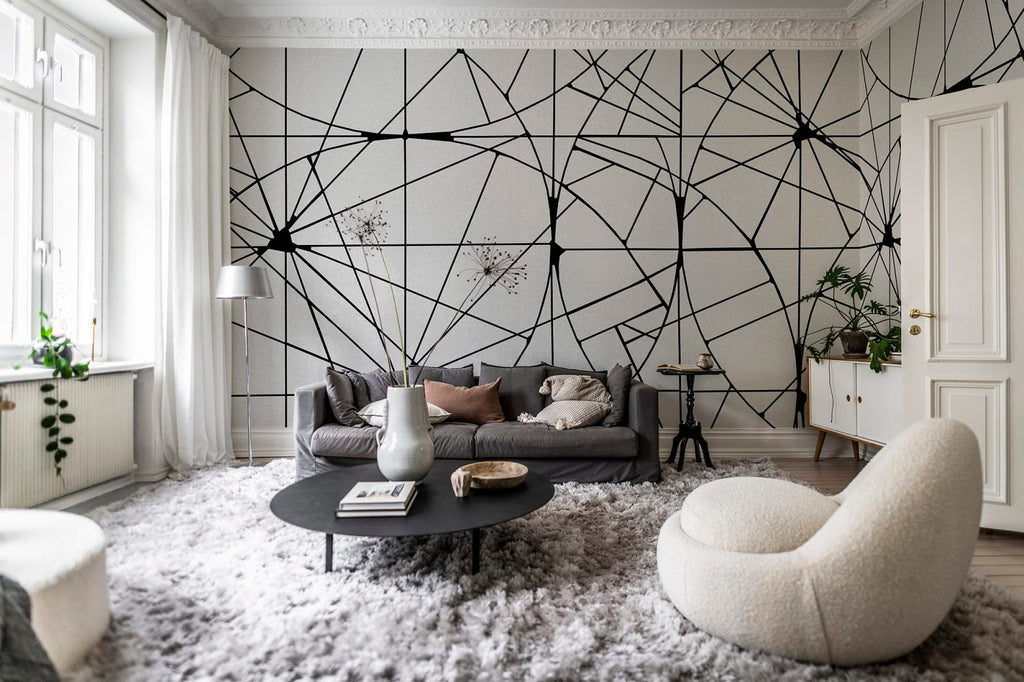 Facet, Graphite Wallcoverings
