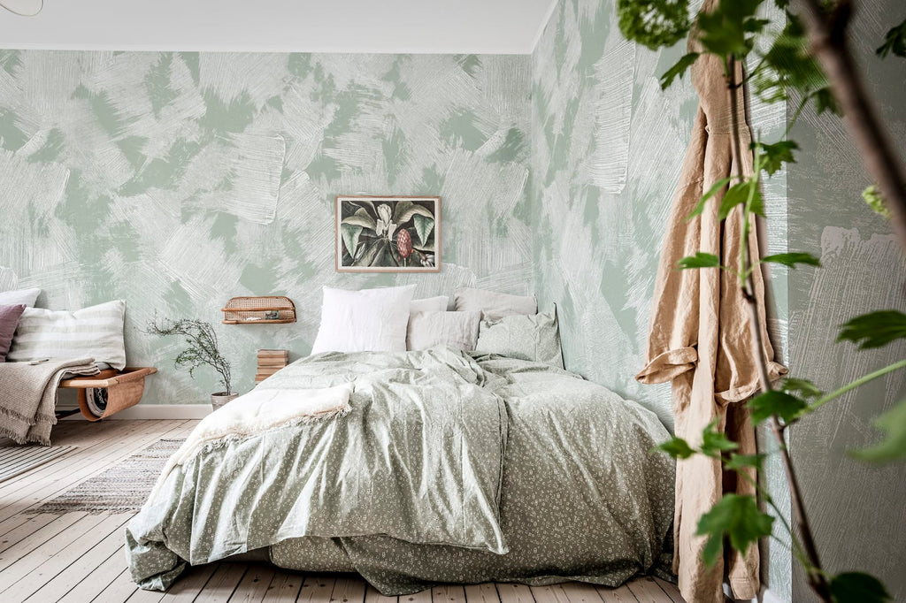 Brush, Green Wallcoverings