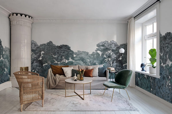 Bellewood - Teal | Rebel Walls