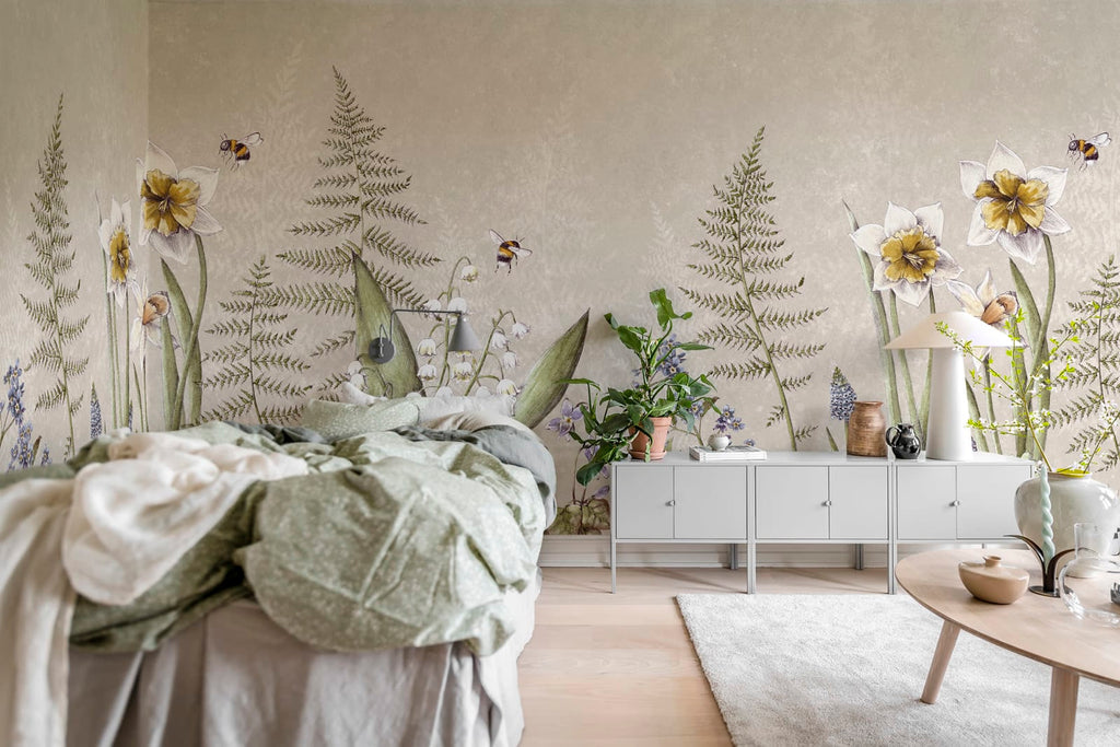 Bumblebee, Sand Wallcoverings