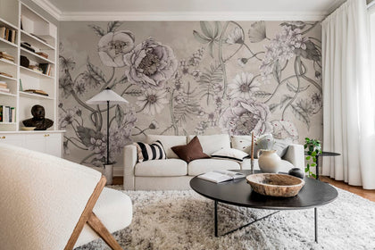 Spring Flower, Sand | Rebel Walls