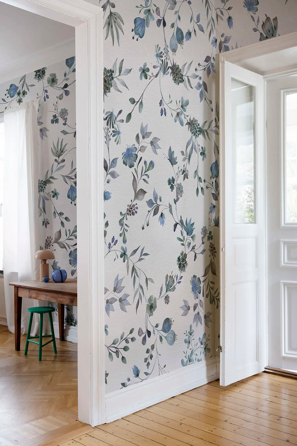 Blossom Fling - Blue | Rebel Walls