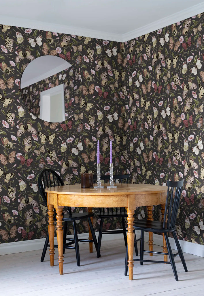 Butterflies, Midnight Wallcoverings